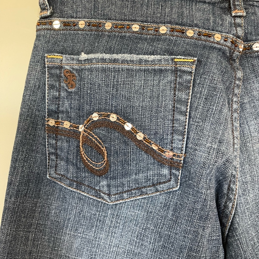 See Thru Soul Women's Blue Jeans Size 27 - Picture 5 of 11